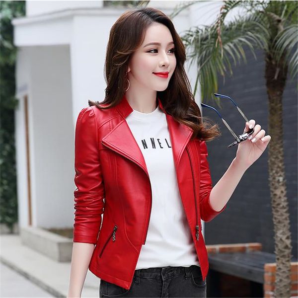 plus size spring leather jackets woman oversize pu jacket female autumn leather motor overcoat lady winter outerwear la chaqueta, Black;brown
plus size spring leather jackets woman oversize pu jacket female autumn leather motor overcoat lady winter outerwear la chaqueta, Black;brown