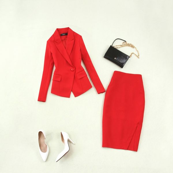 women elegant skirt suits business suit office uniform designs women skirt suit woman work blazer spa uniform & front desk, White;black
women elegant skirt suits business suit office uniform designs women skirt suit woman work blazer spa uniform & front desk, White;black