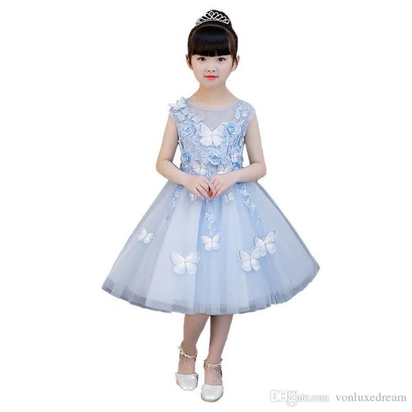 retail embroidery flower neck elegant girls wedding dress with butterfly rhinestone belt girls party long dress, White;blue
retail embroidery flower neck elegant girls wedding dress with butterfly rhinestone belt girls party long dress, White;blue