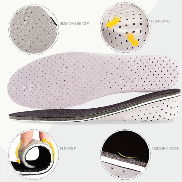 1 pair hard breathable memory foam height increase insole heel lifting inserts shoe lifts shoe pads elevator insoles for unisex, White;pink
1 pair hard breathable memory foam height increase insole heel lifting inserts shoe lifts shoe pads elevator insoles for unisex, White;pink