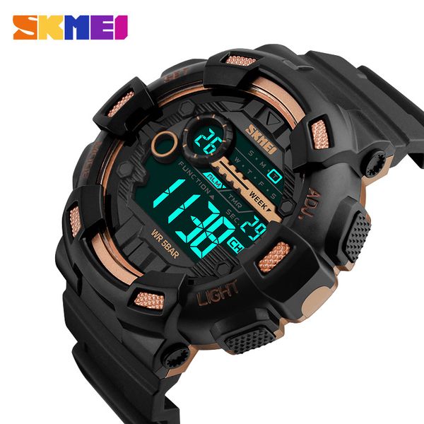 skmei men digital wristwatches led display multiple time zone 50m waterproof clock relogio masculino outdoor sports watches 1243, Slivery;brown
skmei men digital wristwatches led display multiple time zone 50m waterproof clock relogio masculino outdoor sports watches 1243, Slivery;brown