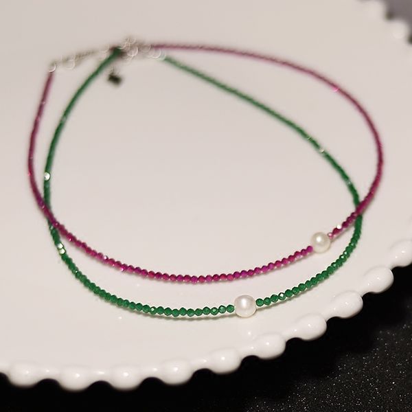 green/red spinel faceted 2mm freshwater pearl white round chocker necklace bracelet wholesale beads nature fppj woman 2018, Silver
green/red spinel faceted 2mm freshwater pearl white round chocker necklace bracelet wholesale beads nature fppj woman 2018, Silver