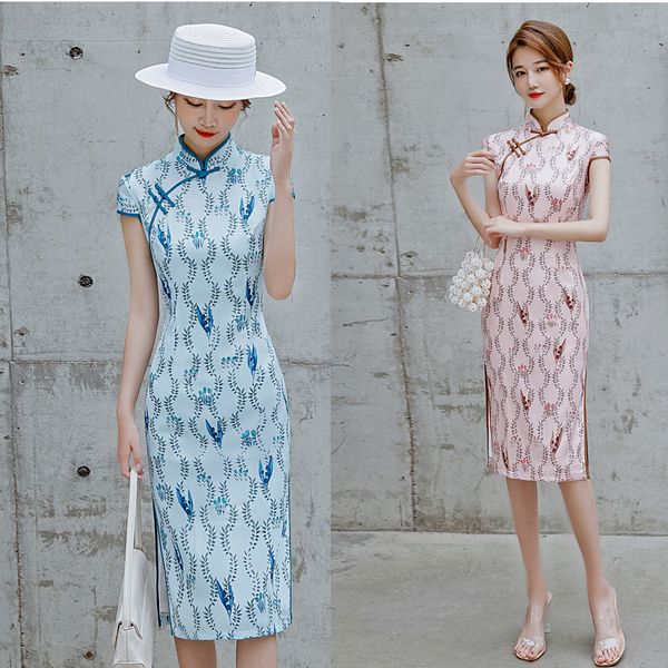 ladies silk qiapo dress rayon cheongsam leaves pattern traditional clothing chinese latest satin qipao dress plus size 4xl, Red
ladies silk qiapo dress rayon cheongsam leaves pattern traditional clothing chinese latest satin qipao dress plus size 4xl, Red