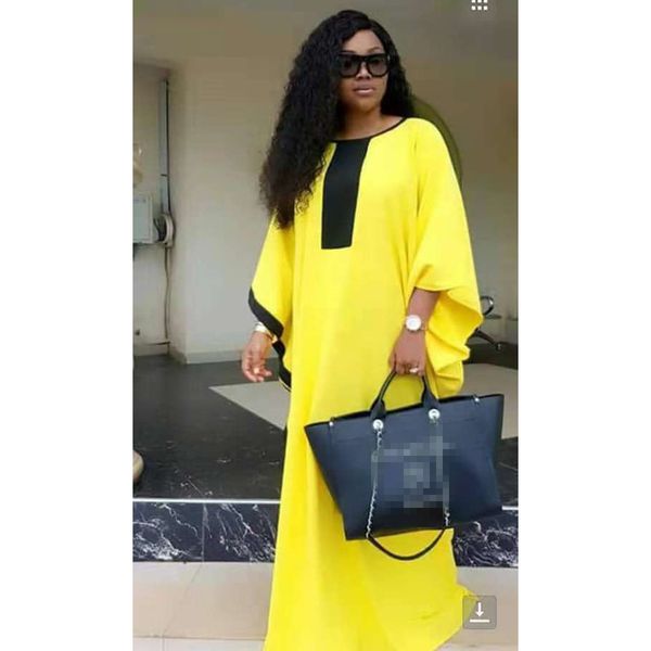tilapia casual oversized fashion big elastic women yellow dress maxi long solid plus size batwing sleeve vestidos, Black;gray
tilapia casual oversized fashion big elastic women yellow dress maxi long solid plus size batwing sleeve vestidos, Black;gray
