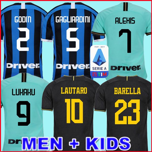 lukaku alexis lautaro skriniar inter 2019 2020 milan soccer jersey godin barella jersey 19 20 football kit shirts men kids sets uniform, Black;yellow
lukaku alexis lautaro skriniar inter 2019 2020 milan soccer jersey godin barella jersey 19 20 football kit shirts men kids sets uniform, Black;yellow