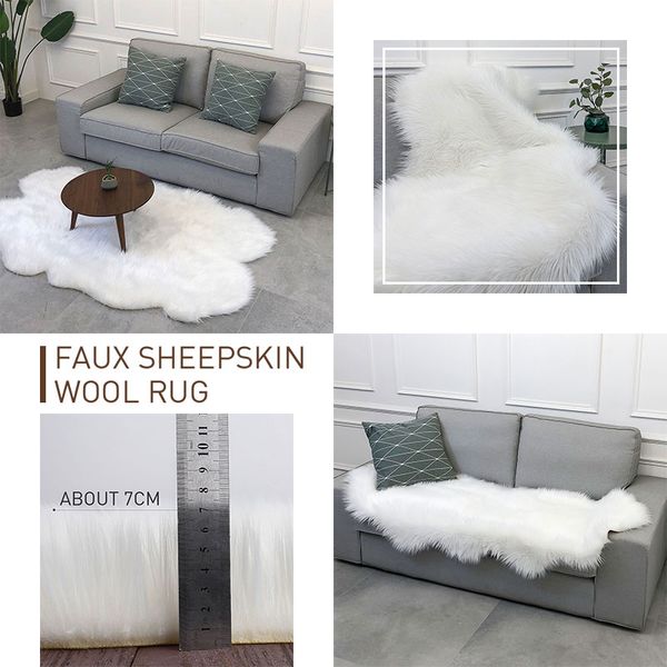 fluffy rugs wool carpet sofa living room irregular shape 180x110cm mat home decoration bedroom floor chair anti-skid
fluffy rugs wool carpet sofa living room irregular shape 180x110cm mat home decoration bedroom floor chair anti-skid