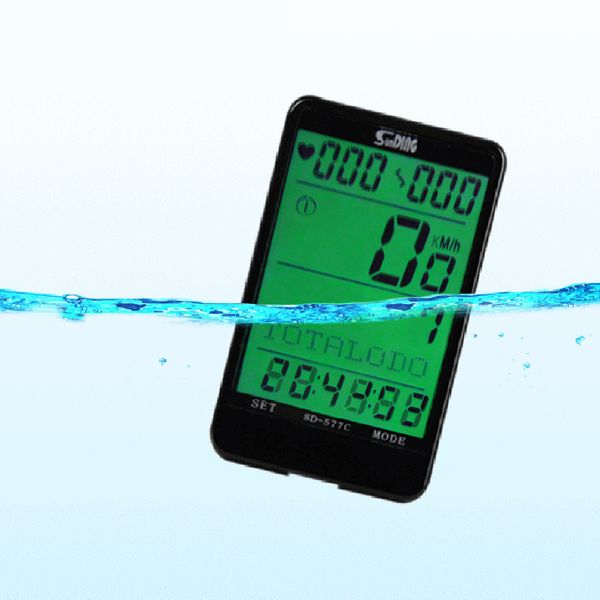 durable sd 577c waterproof lcd display cycling bike bicycle computer odometer speedometer with green backlight
durable sd 577c waterproof lcd display cycling bike bicycle computer odometer speedometer with green backlight
