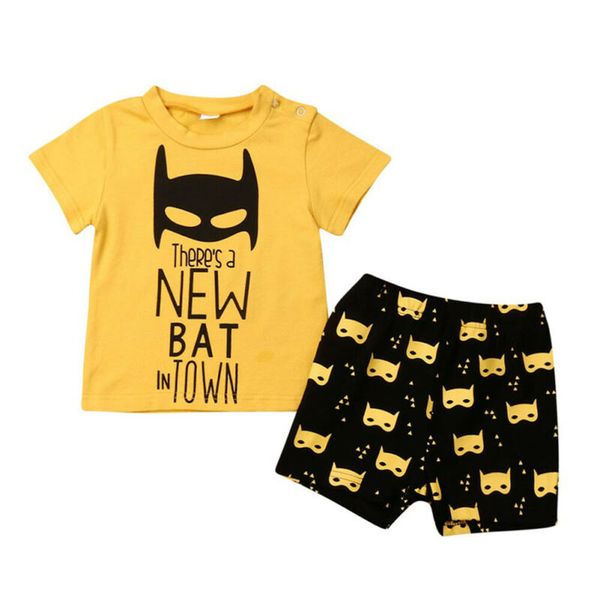 2pcs малышей baby boy футболка топ + брюки брюки экипировка детские наборы одежды набор лета хлопка письмо отпечатано с коротким рукавом, White
2pcs малышей baby boy футболка топ + брюки брюки экипировка детские наборы одежды набор лета хлопка письмо отпечатано с коротким рукавом, White