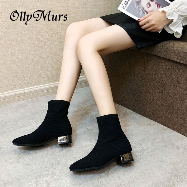 ollymurs women's low heel shoes socks boots spring 2020 fashion knitted stretch boots women black ankle sock 918
ollymurs women's low heel shoes socks boots spring 2020 fashion knitted stretch boots women black ankle sock 918