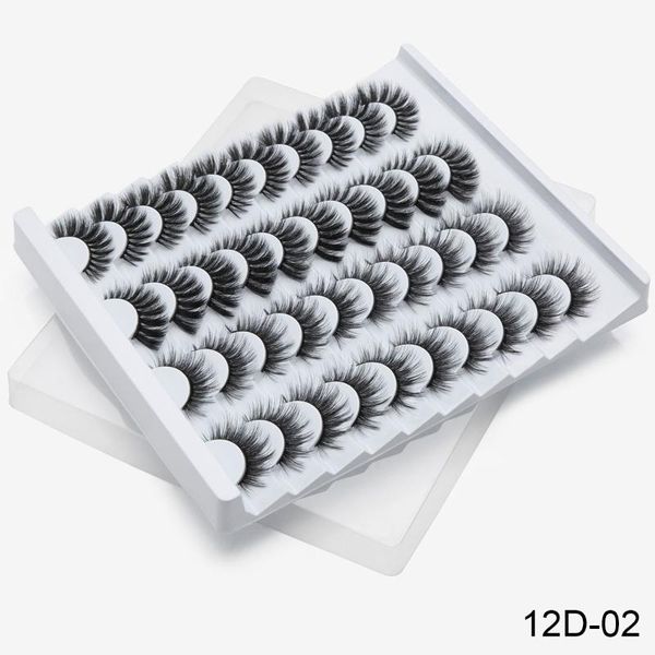 new fashion 20 pairs 3d full volume thick wispies eyelashes extension mink hair false eyelashes eye makeup tools handmade
new fashion 20 pairs 3d full volume thick wispies eyelashes extension mink hair false eyelashes eye makeup tools handmade