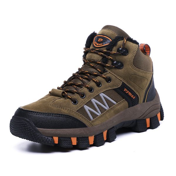 men boots autumn winter mens warm plush snow boots man casual fashion shoes outdoor mountain men sneakers, Black
men boots autumn winter mens warm plush snow boots man casual fashion shoes outdoor mountain men sneakers, Black