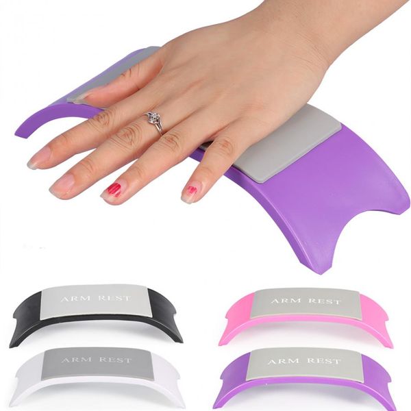 New Manicure Hand Rest Pillow Cushion Soft Silicone Pad Mat Arm Rest Nail Pillow Easy Clean Wrist Support Salon Nail Tool