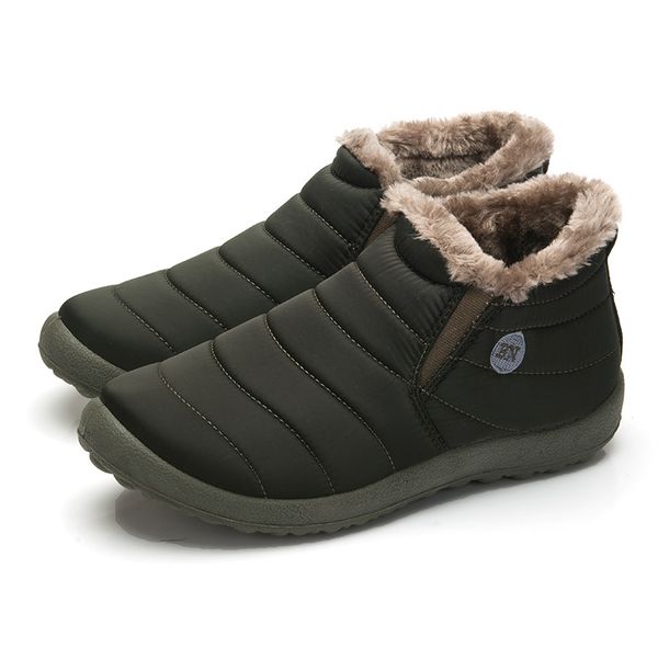kuidfar men winter shoes solid color snow boots plush inside antiskid bottom keep warm waterproof ski winter boots men shoes 58, Black
kuidfar men winter shoes solid color snow boots plush inside antiskid bottom keep warm waterproof ski winter boots men shoes 58, Black