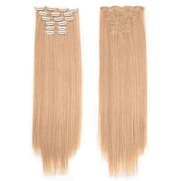 16 clip hairpin 60cm 24 inch wig chemical fiber high temperature long straight hair no trace wig, Black
16 clip hairpin 60cm 24 inch wig chemical fiber high temperature long straight hair no trace wig, Black