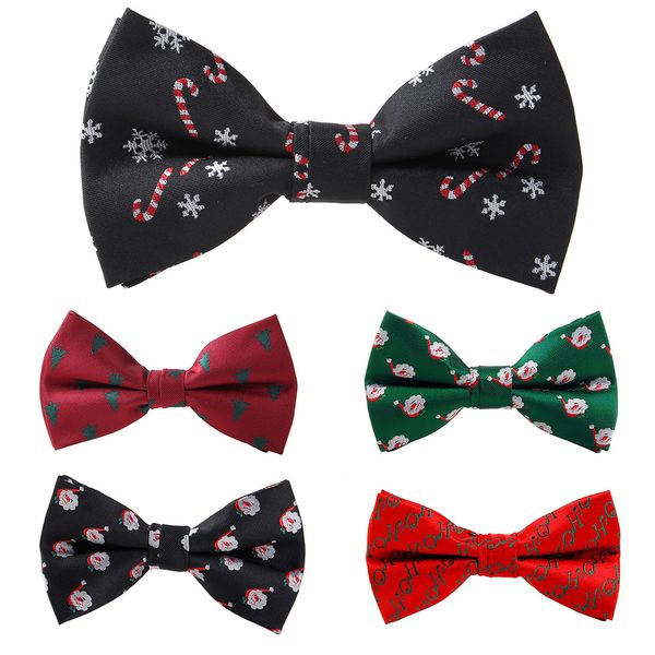 rbocott christmas bow tie men's fashion black bowtie red for festival green tree santa claus snowflake bow ties for accessories, Black;blue
rbocott christmas bow tie men's fashion black bowtie red for festival green tree santa claus snowflake bow ties for accessories, Black;blue