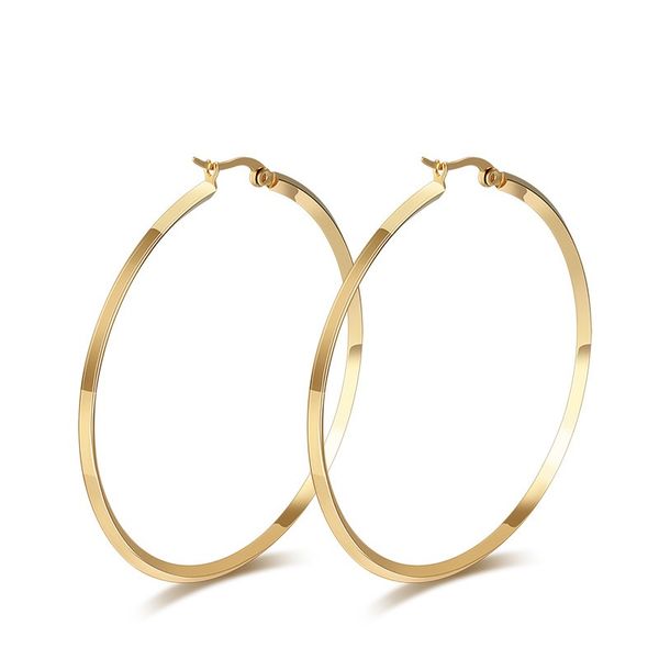 gold color fashion simple lady's circle big earrings stainless steel earring jewelry gift for women lady j091, Silver
gold color fashion simple lady's circle big earrings stainless steel earring jewelry gift for women lady j091, Silver