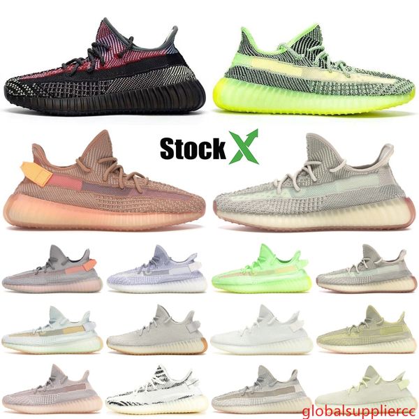 designer running shoes yecheil antlia black static citrin reflective clay true form kanye west mens women trainer sport sneakers