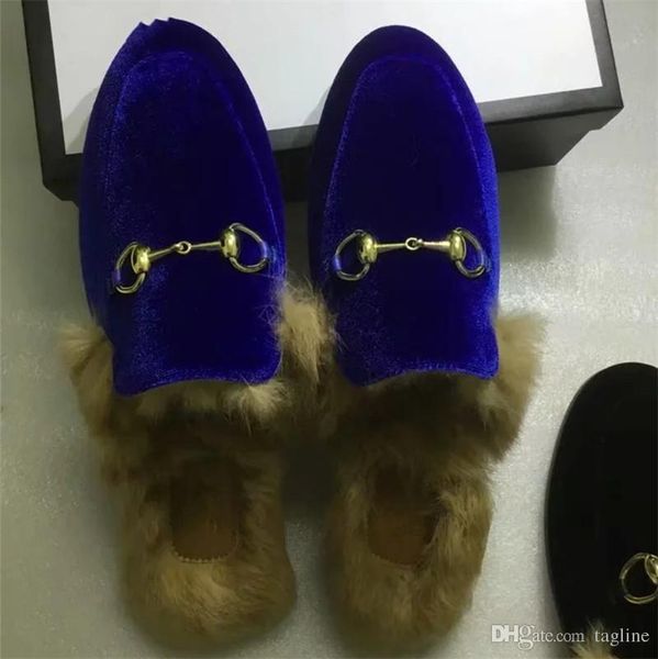 2018 new designer velvet loafers winter rabbit fur flats plus fashion mules shoes brand fur flats, Black
2018 new designer velvet loafers winter rabbit fur flats plus fashion mules shoes brand fur flats, Black
