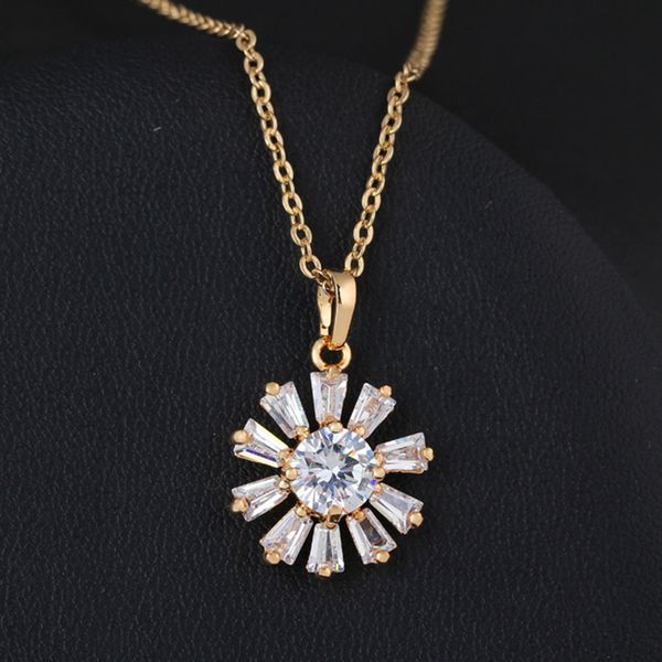 women clothing accessories rhinestone sun flower elegant fashion shopping plated dating gift jewelry exquisite pendant necklace, Silver
women clothing accessories rhinestone sun flower elegant fashion shopping plated dating gift jewelry exquisite pendant necklace, Silver