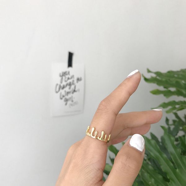 louleur 925 sterling silver water drop crown rings gold fashion design wild index finger open rings for women festival jewelry, Golden;silver
louleur 925 sterling silver water drop crown rings gold fashion design wild index finger open rings for women festival jewelry, Golden;silver