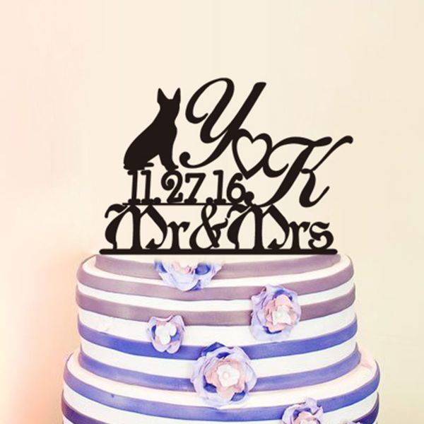 mr and mrs cake er with dog wedding acrylic personalized initials cake er for wedding glitter with date
mr and mrs cake er with dog wedding acrylic personalized initials cake er for wedding glitter with date