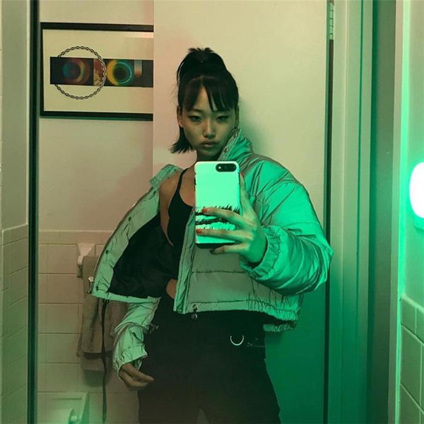 winter female jacket fashion reflective short warm women coat short jackets gray color new ladies parka spring ladies coat, Black
winter female jacket fashion reflective short warm women coat short jackets gray color new ladies parka spring ladies coat, Black