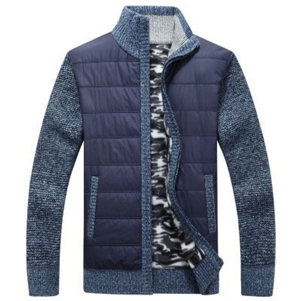2019 new men's thick sweater coat male autumn winter down sweatercoat black blue gray zipper sweater jacket outerwear -3xl, White;black
2019 new men's thick sweater coat male autumn winter down sweatercoat black blue gray zipper sweater jacket outerwear -3xl, White;black