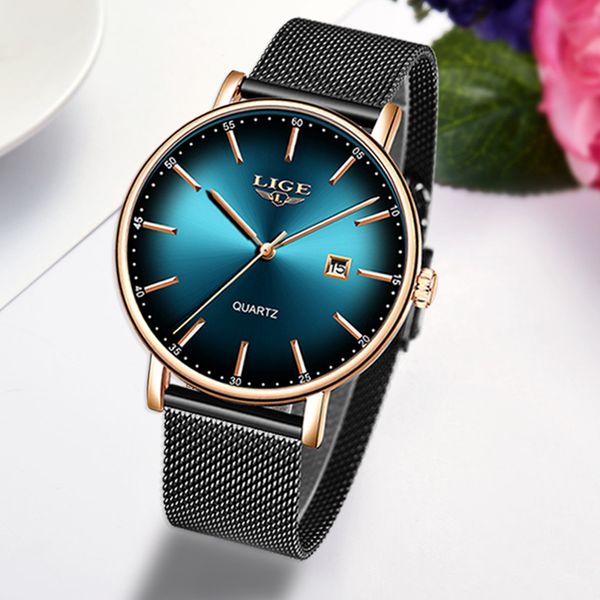 lige 2020 new women watch ladies mesh belt ultra-thin watch stainless steel waterproof quartz, Slivery;brown
lige 2020 new women watch ladies mesh belt ultra-thin watch stainless steel waterproof quartz, Slivery;brown
