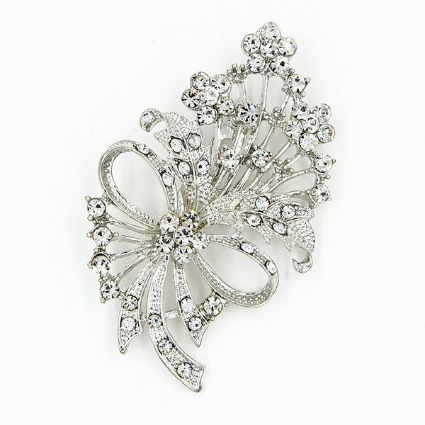 crystal exquisite high archives brooch ornaments exquisite bow bride bridal bouquet brooch shawl buckle lead needle, Gray
crystal exquisite high archives brooch ornaments exquisite bow bride bridal bouquet brooch shawl buckle lead needle, Gray