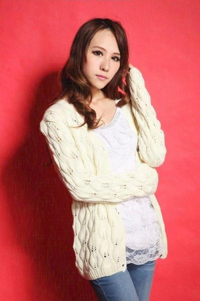 2017dropshp all-match winter fashion good quality women's cardigans loose hollow fashion sweater knitted sweater blouses outcoat, White;black
2017dropshp all-match winter fashion good quality women's cardigans loose hollow fashion sweater knitted sweater blouses outcoat, White;black