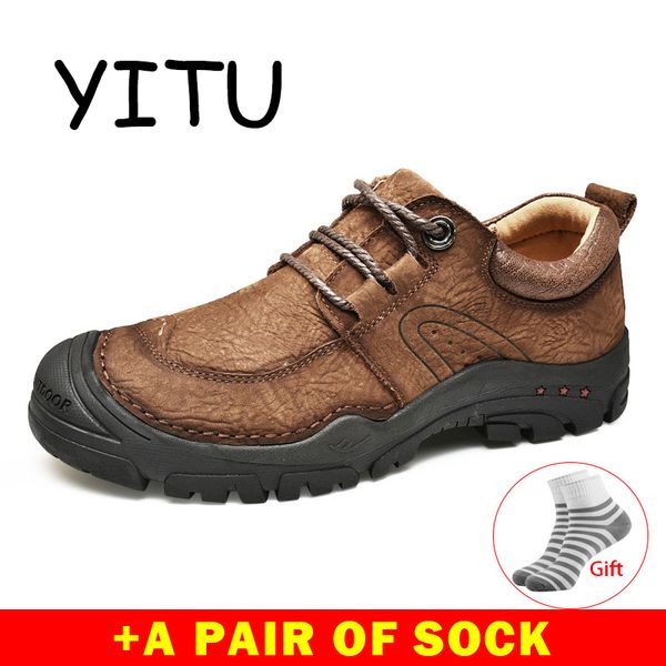 yitu 2019 mountain climbing shoes outdoors hiking shoes men trekking genuine leather sneakers breathable tactical boots
yitu 2019 mountain climbing shoes outdoors hiking shoes men trekking genuine leather sneakers breathable tactical boots