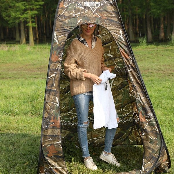up outdoor camouflage tent 180t camping shower bathroom privacy toilet changing room shelter single moving folding tents
up outdoor camouflage tent 180t camping shower bathroom privacy toilet changing room shelter single moving folding tents