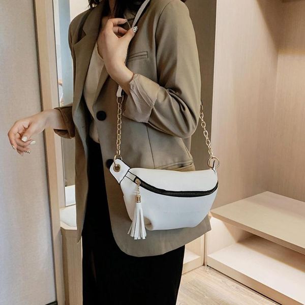 durable fashion pu leather women chest belt bags solid color tassel fanny crossbody phone pouch shoulder packs pouch
durable fashion pu leather women chest belt bags solid color tassel fanny crossbody phone pouch shoulder packs pouch