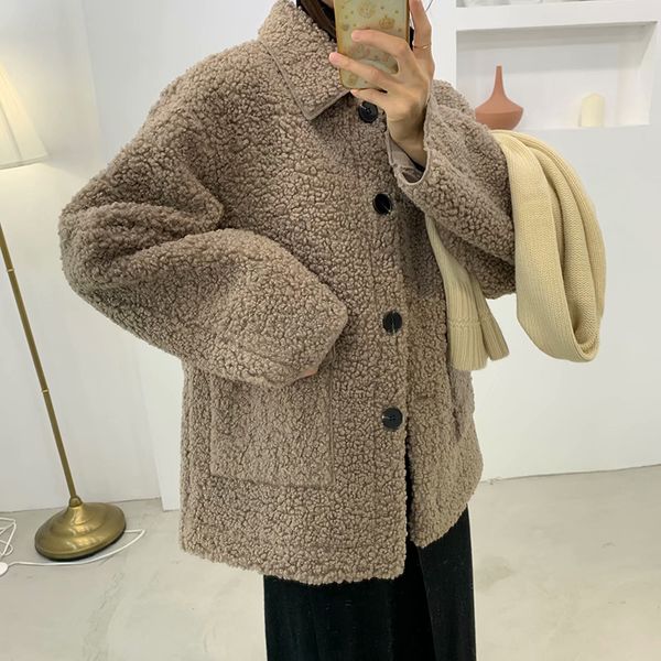 vomvoa particle fleece jacket women's button coat jacket 2019 autumn and winter warm thick clothing women's short coat, Black
vomvoa particle fleece jacket women's button coat jacket 2019 autumn and winter warm thick clothing women's short coat, Black