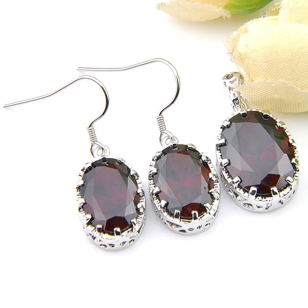 gorgeous 2 pieces 1 set oval red garnet gemstone luckyshine silver woman's elegant charm earrings pendants jewelry sets
gorgeous 2 pieces 1 set oval red garnet gemstone luckyshine silver woman's elegant charm earrings pendants jewelry sets