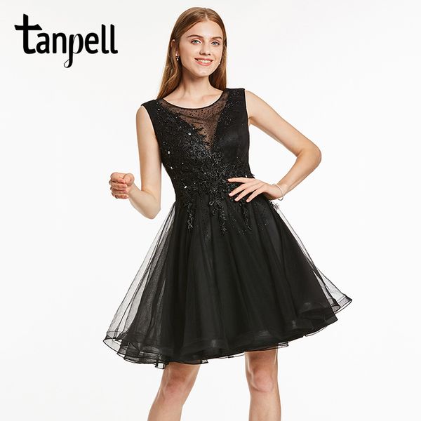 tanpell short homecoming dress black scoop sleeveless knee length a line dress lady appliques beaded cocktail homecoming gown, White;black
tanpell short homecoming dress black scoop sleeveless knee length a line dress lady appliques beaded cocktail homecoming gown, White;black
