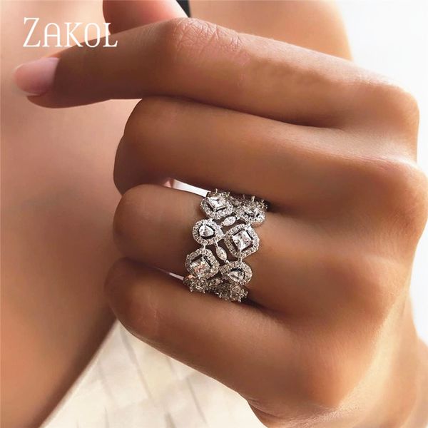 zakol new luxury white gold color glitter cubic zirconia wedding open rings for elegant women engagement party jewelry fsrp2111, Golden;silver
zakol new luxury white gold color glitter cubic zirconia wedding open rings for elegant women engagement party jewelry fsrp2111, Golden;silver