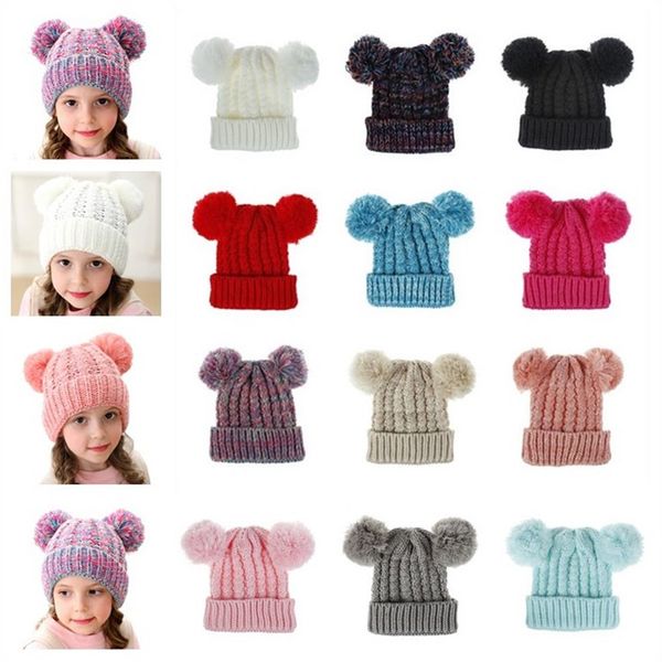 children's autumn/winter thermal hats boys and girls ages 2 to 7 knitted wool hats 12 styles of outdoor sports ski hats t3i5191
children's autumn/winter thermal hats boys and girls ages 2 to 7 knitted wool hats 12 styles of outdoor sports ski hats t3i5191