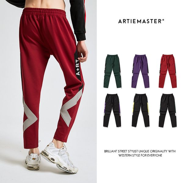 men's casual trousers trackpants swag hip harem pants elastic waist mens joggers pants ankle-length track skate boy, Black
men's casual trousers trackpants swag hip harem pants elastic waist mens joggers pants ankle-length track skate boy, Black