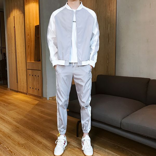 men's tracksuits 2021 winter sportswear set jacket men outfit clothing fashion casual sport track suit sportwear hommes coat jj60nt, Gray
men's tracksuits 2021 winter sportswear set jacket men outfit clothing fashion casual sport track suit sportwear hommes coat jj60nt, Gray