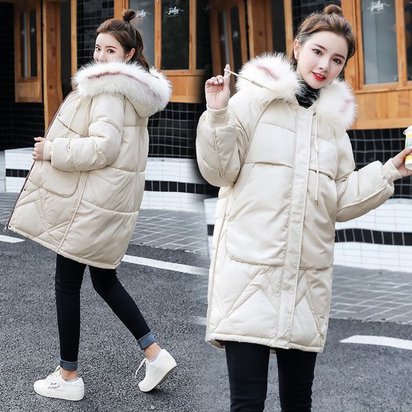 female jacket large fur collar winter jacket women 2019 warm thicken hood winter coat women down cotton parka plus size lp503, Black
female jacket large fur collar winter jacket women 2019 warm thicken hood winter coat women down cotton parka plus size lp503, Black