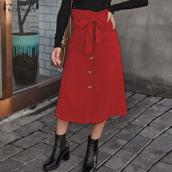 zanzea women elegant high waist pleated skirt casual solid skirts summer buttons down a-line skirts jupe saia female midi skirt7, Black
zanzea women elegant high waist pleated skirt casual solid skirts summer buttons down a-line skirts jupe saia female midi skirt7, Black