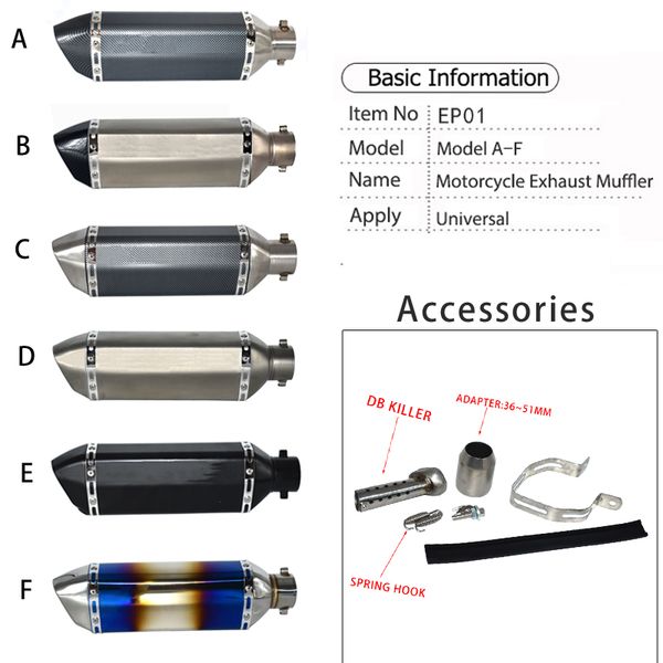 for exhaust motorcycle muffler escape moto with db killer exhaust systems for benelli msx125 nmax155
for exhaust motorcycle muffler escape moto with db killer exhaust systems for benelli msx125 nmax155