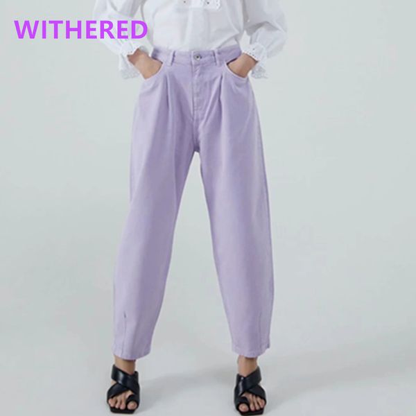 увядшее лето англия винтаж фиолетовый цвет мама джинсы женщина репа брюки высокая талия джинсы плиссированные бойфренд для женщин, Blue 
увядшее лето англия винтаж фиолетовый цвет мама джинсы женщина репа брюки высокая талия джинсы плиссированные бойфренд для женщин, Blue