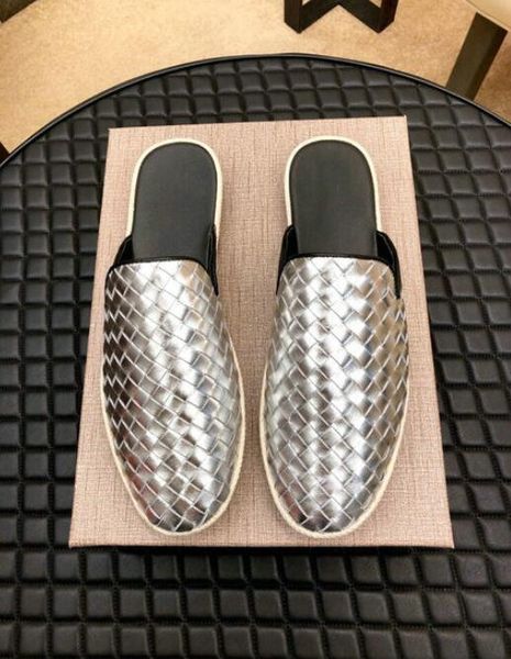 new shoppe mens half slippers flip flops outdoor sandals knitted designer men weave slippers slides mocassin 38-45, Black
new shoppe mens half slippers flip flops outdoor sandals knitted designer men weave slippers slides mocassin 38-45, Black