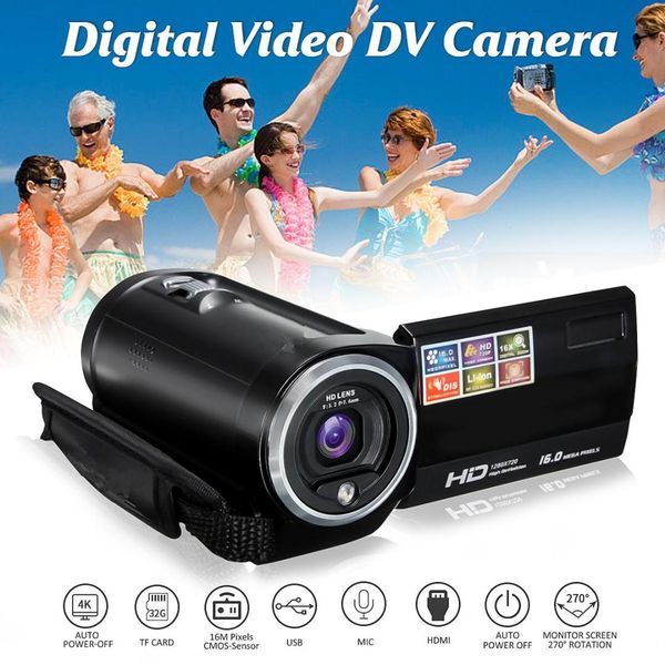 720p digitals camera 2.7-inch tft lcd screen white balance 270-degree rotating hd digitals video camcorder 16x zoom camera
720p digitals camera 2.7-inch tft lcd screen white balance 270-degree rotating hd digitals video camcorder 16x zoom camera