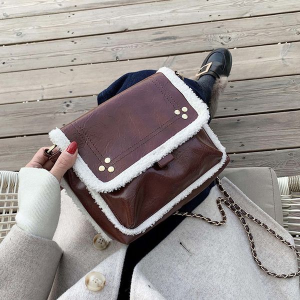 2019 autumn and winter new fashion bag ladies retro small square bag designer luxury shiny suede chain shoulder messenger
2019 autumn and winter new fashion bag ladies retro small square bag designer luxury shiny suede chain shoulder messenger