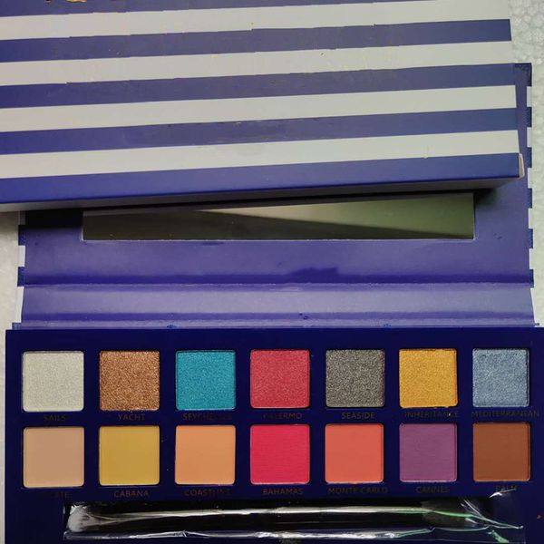 new arrivals makeup riviera 14 color eyeshadow palette with brush beauty shimmer matte eye shadow palette ing 
new arrivals makeup riviera 14 color eyeshadow palette with brush beauty shimmer matte eye shadow palette ing