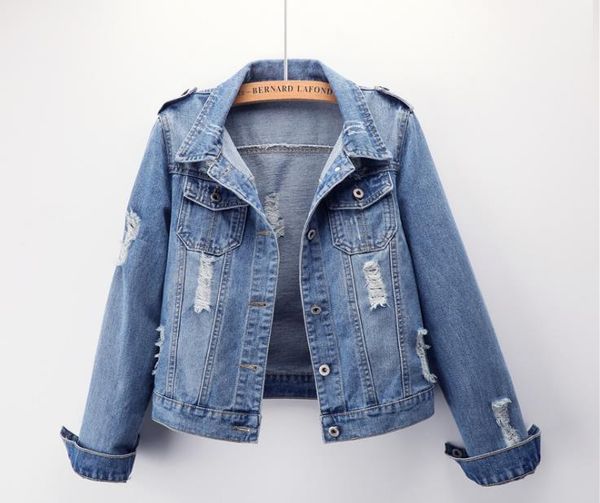 2019 spring and autumn new korean version of the slim slimming short section denim jacket female large size student jacket tide, Black;brown
2019 spring and autumn new korean version of the slim slimming short section denim jacket female large size student jacket tide, Black;brown