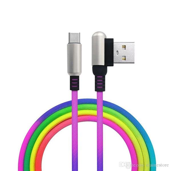 2020 rainbow usb type c 3.1 cable 2.4a quciker charger adapter & data 1m 3ft 90 degree bend connector for samsung s10 10 plus10e s9 s8 s7
2020 rainbow usb type c 3.1 cable 2.4a quciker charger adapter & data 1m 3ft 90 degree bend connector for samsung s10 10 plus10e s9 s8 s7